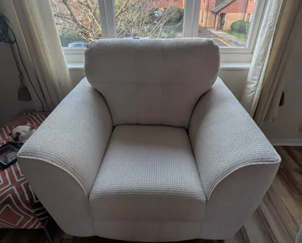 DFS Ivory Dawson armchair sofa