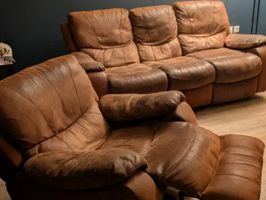 SCS brown sofa