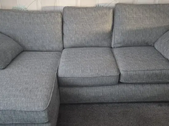 NEXT Stamford Grey Boucle Weave LH Chaise sofa