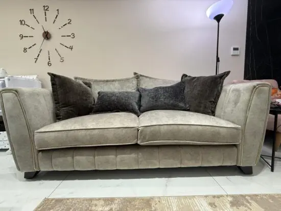 DFS cherished formalback3 seater sofa x 2