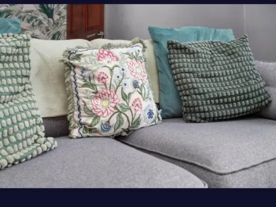 French connection grey sofa