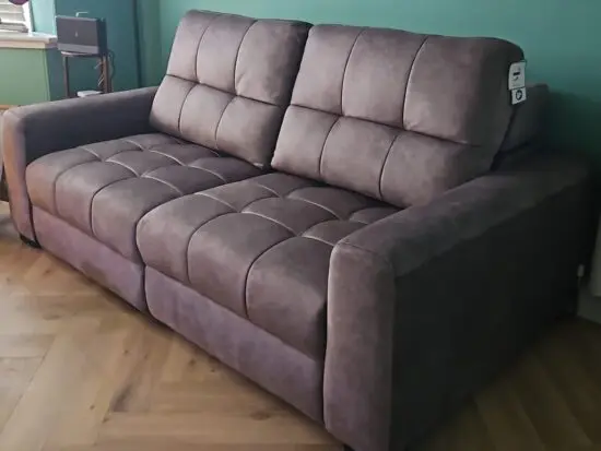 Una Express Large Power Slider Sofa