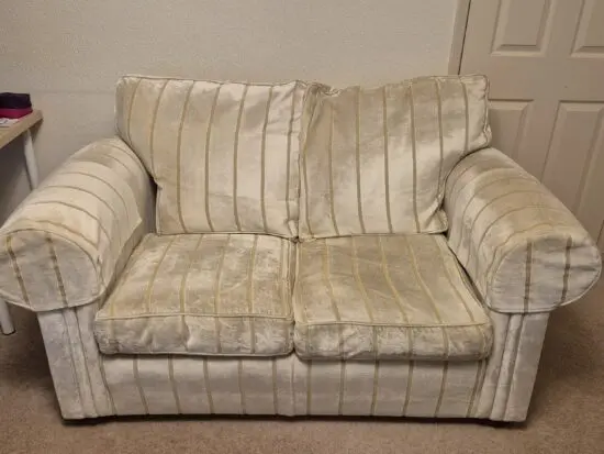 Duresta off white 2 seater couch