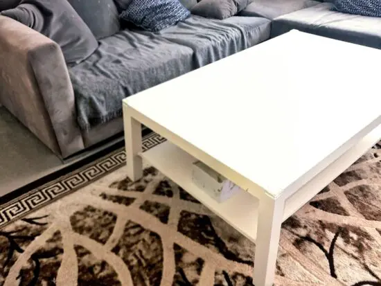 L shaped grey corner sofa