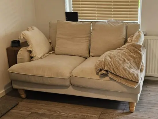 Dunelm cream Beatrice sofa