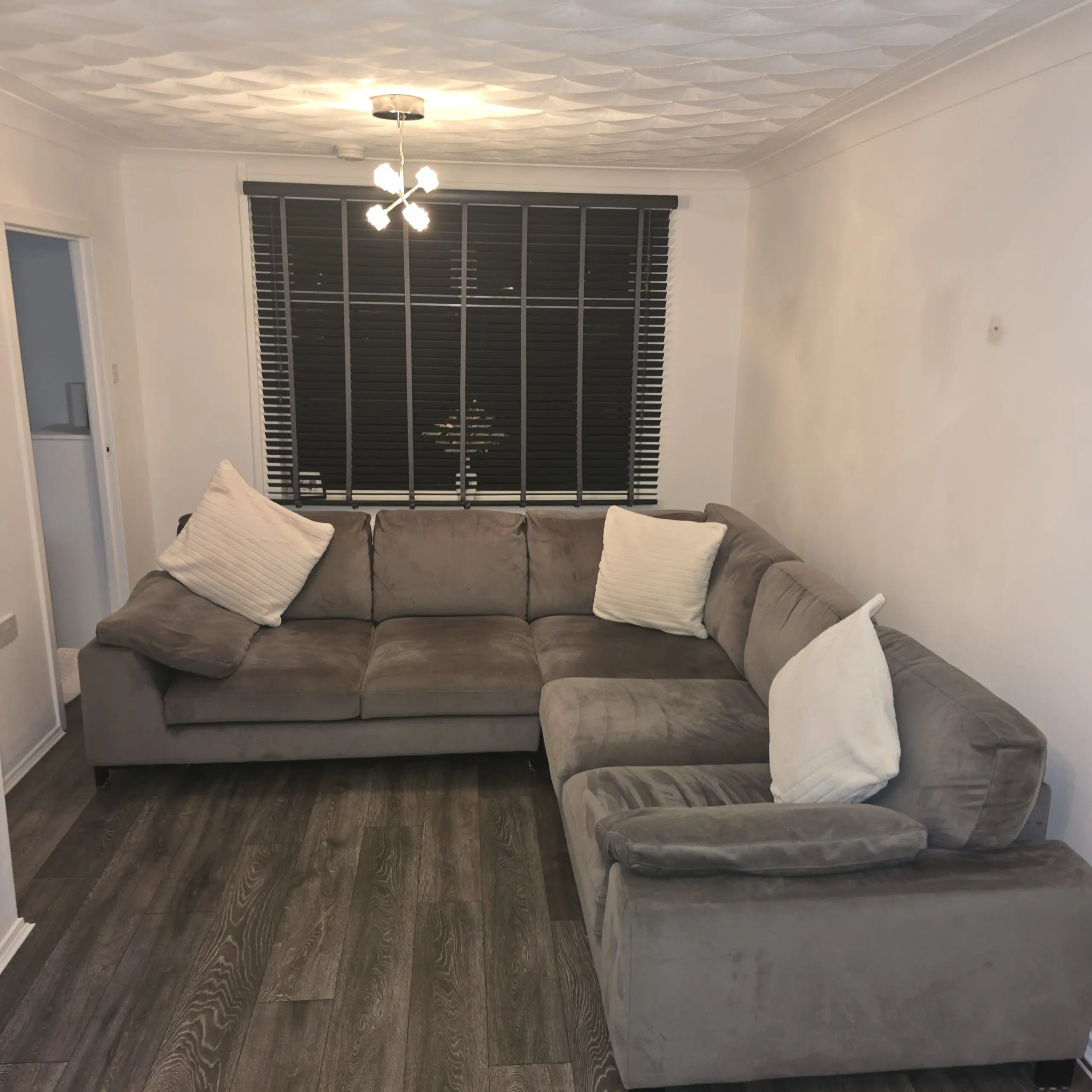 DFS Grey Corner Sofa