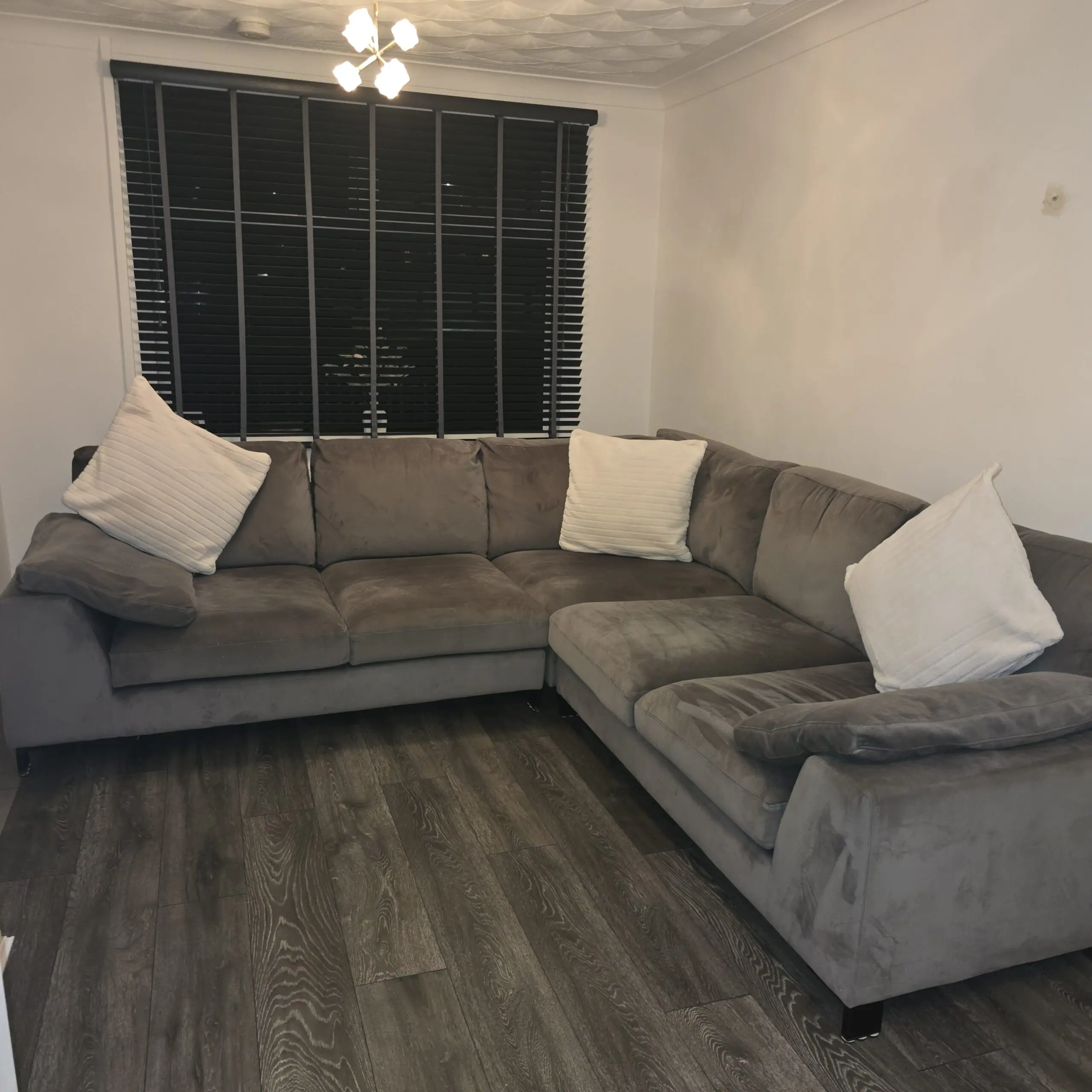 DFS Grey Corner Sofa