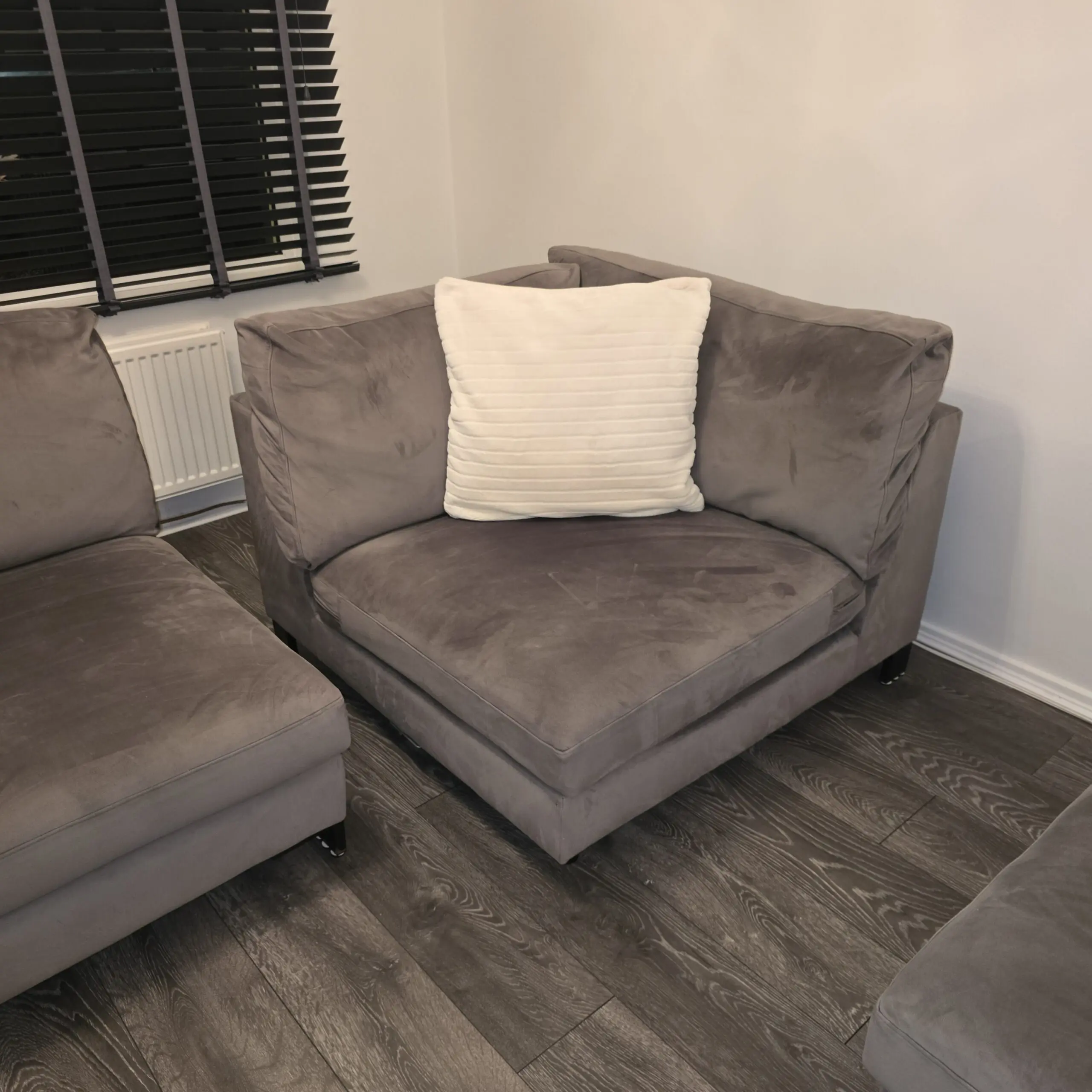 DFS Grey Corner Sofa