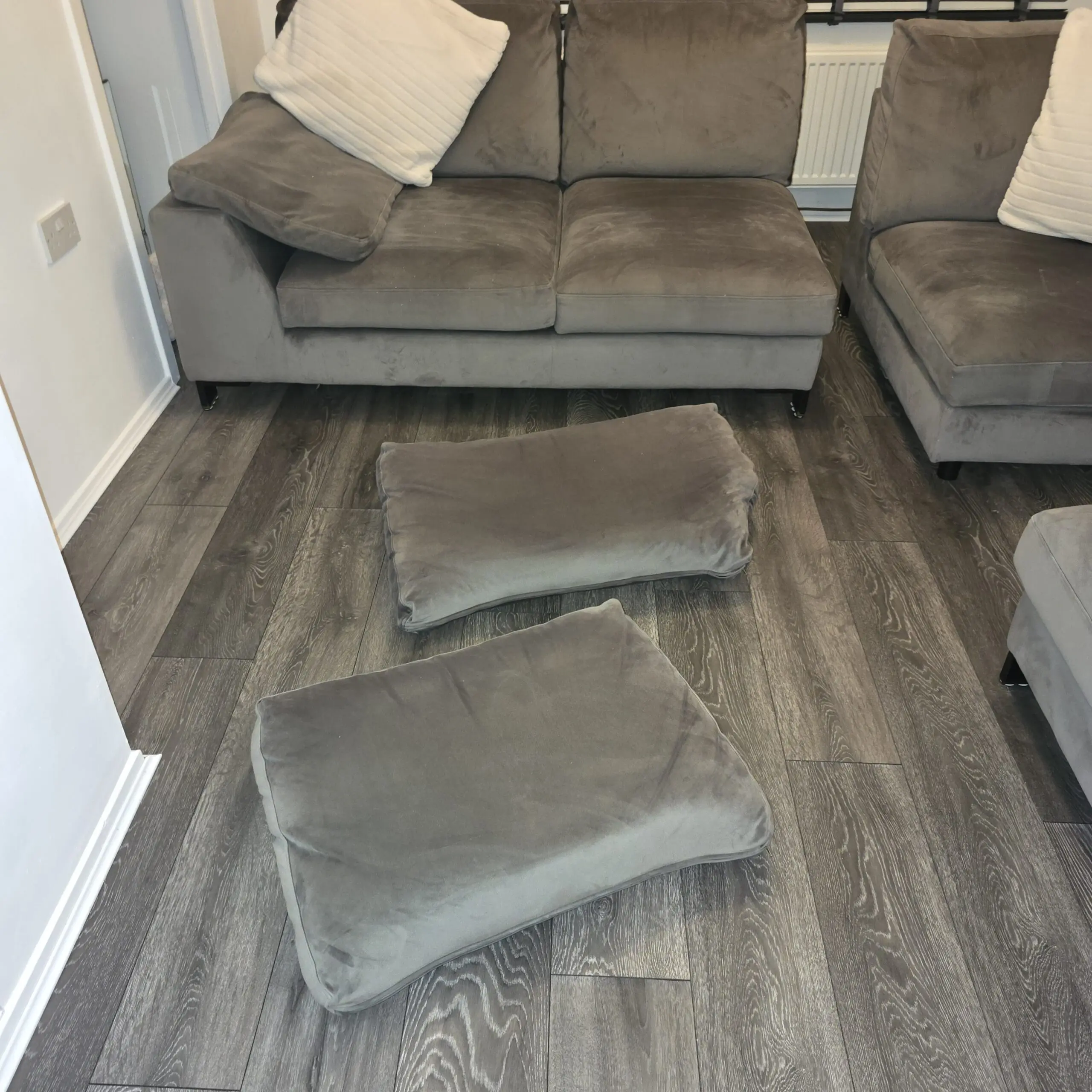 DFS Grey Corner Sofa