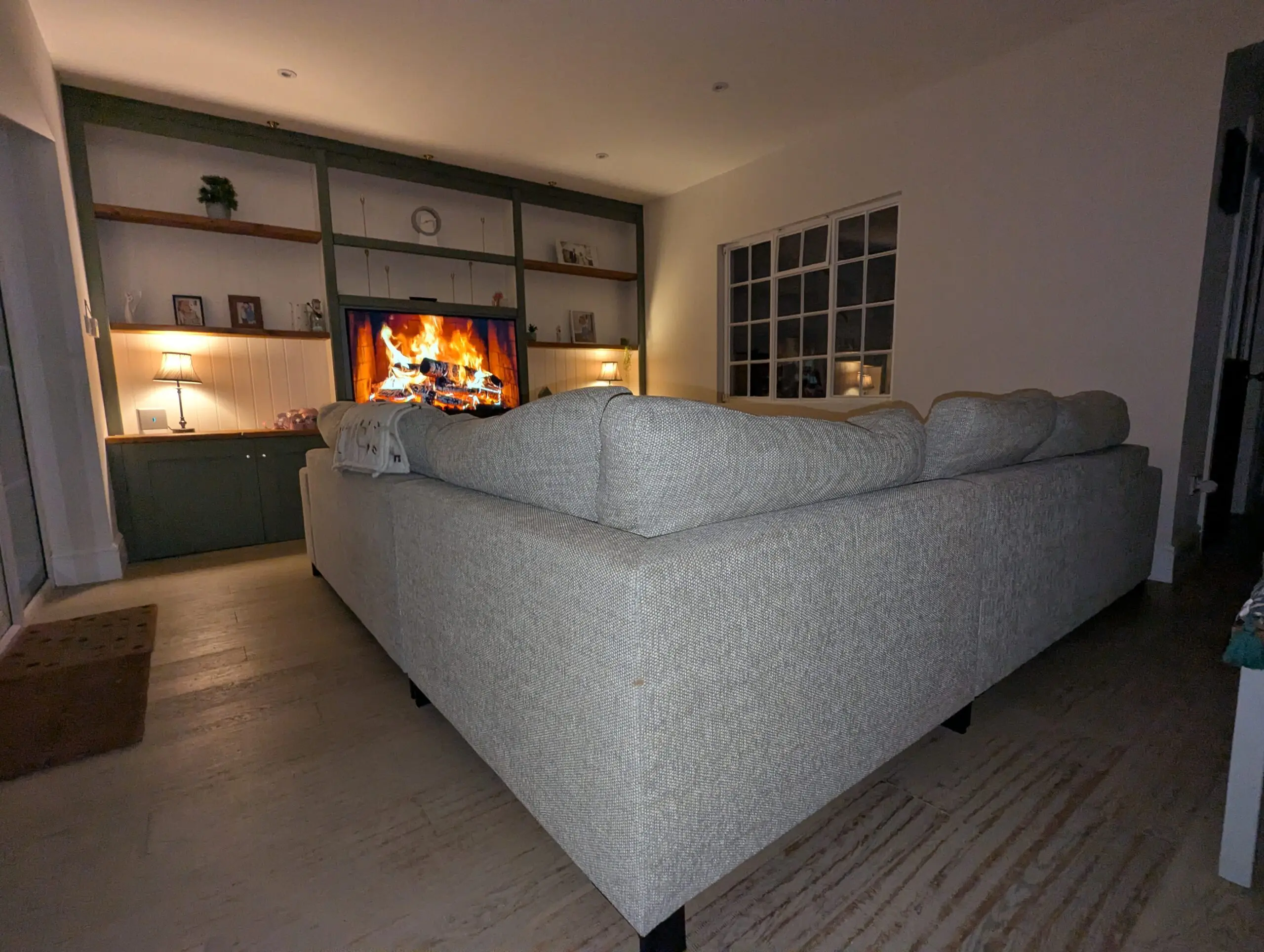 DFS L shaped sofa