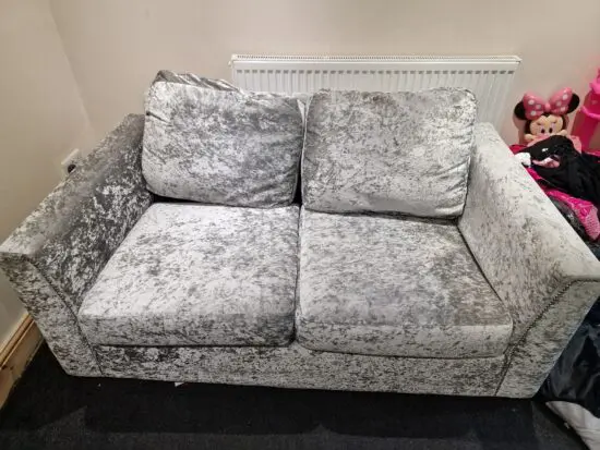 Silver sofa