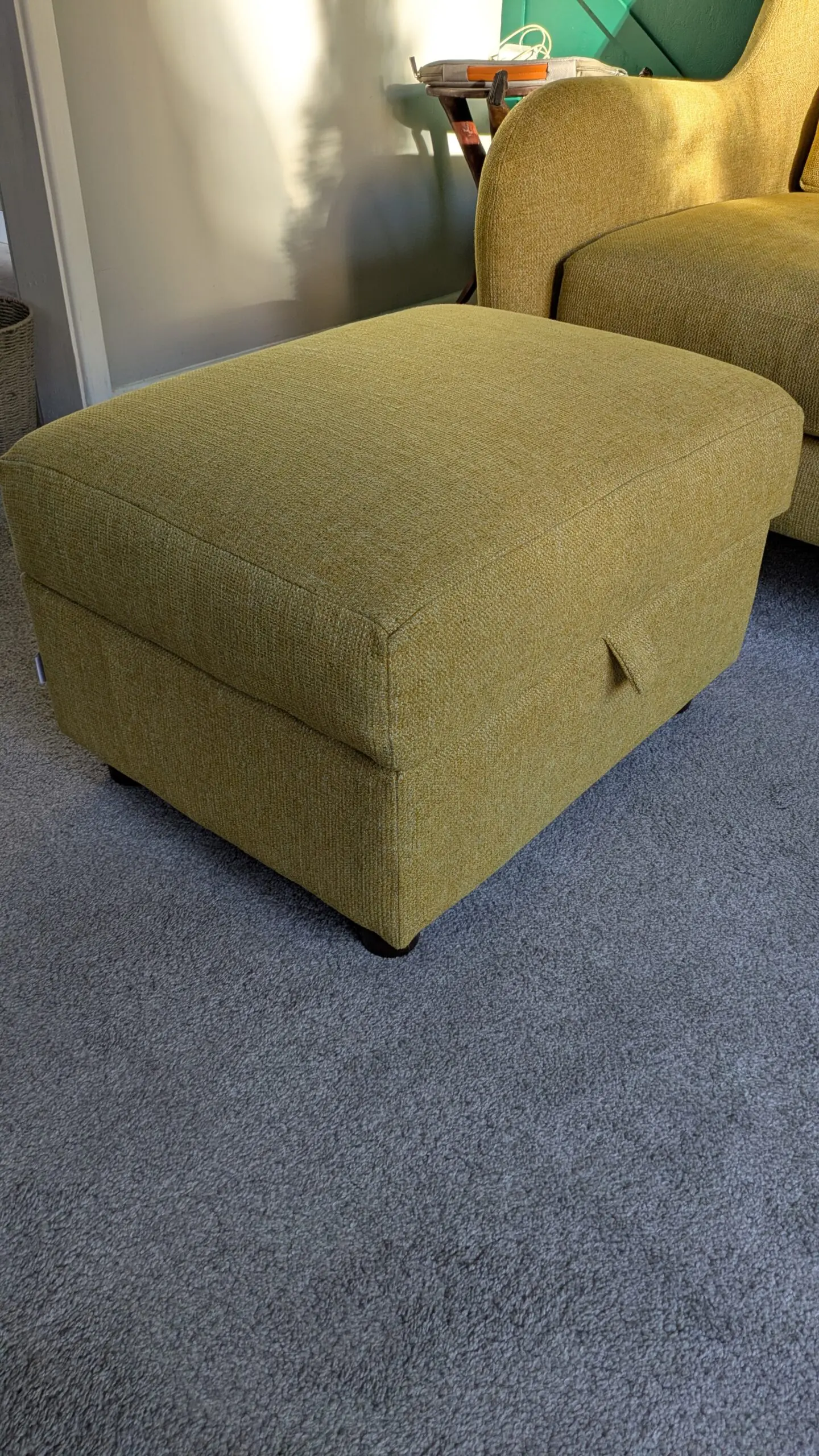 French Connection Mustard Sofa