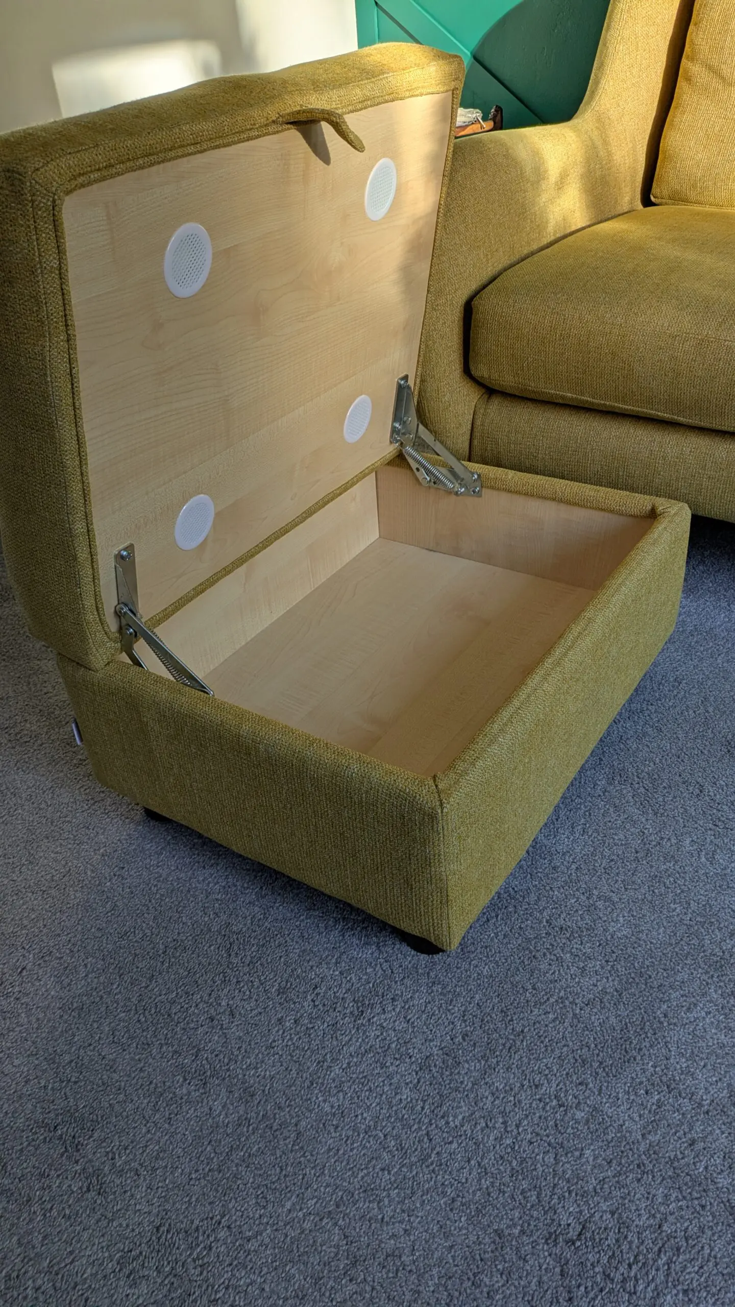 French Connection Mustard Sofa