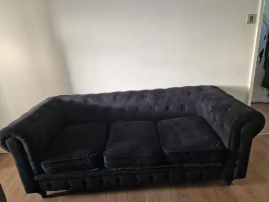 Black 3 and 2 seaters