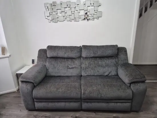 DFS electric recliner 3 seater sofa