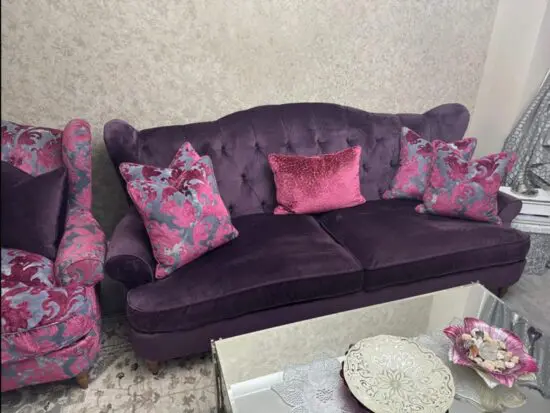 4 seater sofa and two love seats