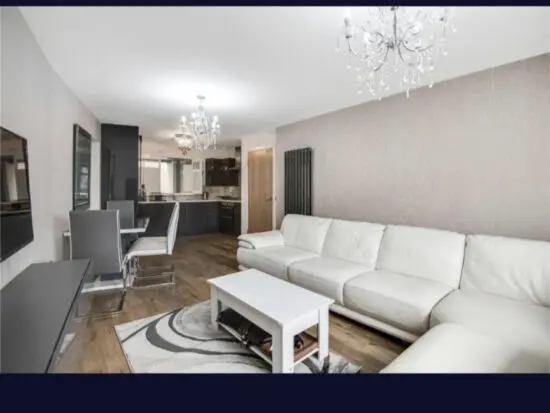 Ivory Italian corner sofa