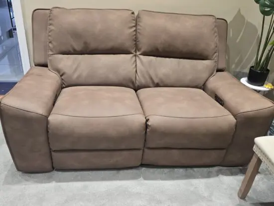 Grande 2 seater sofa with Power Recliner with Power Headrest