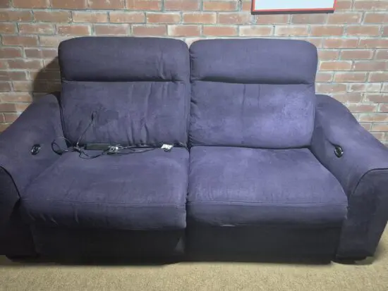 Purple sofa - Furniture Village - 3 seater