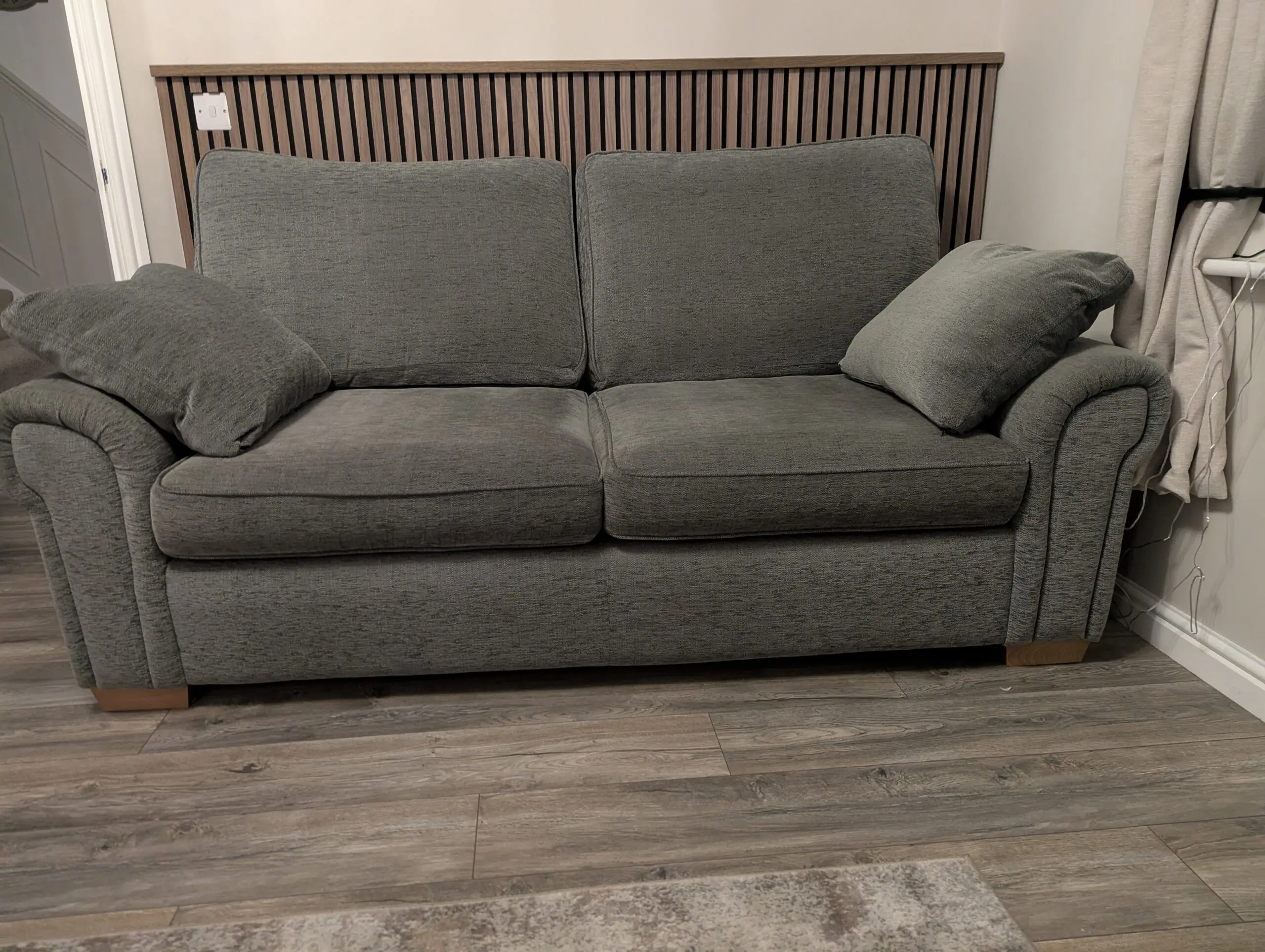 DFS grey 3 and 2 seater sofa