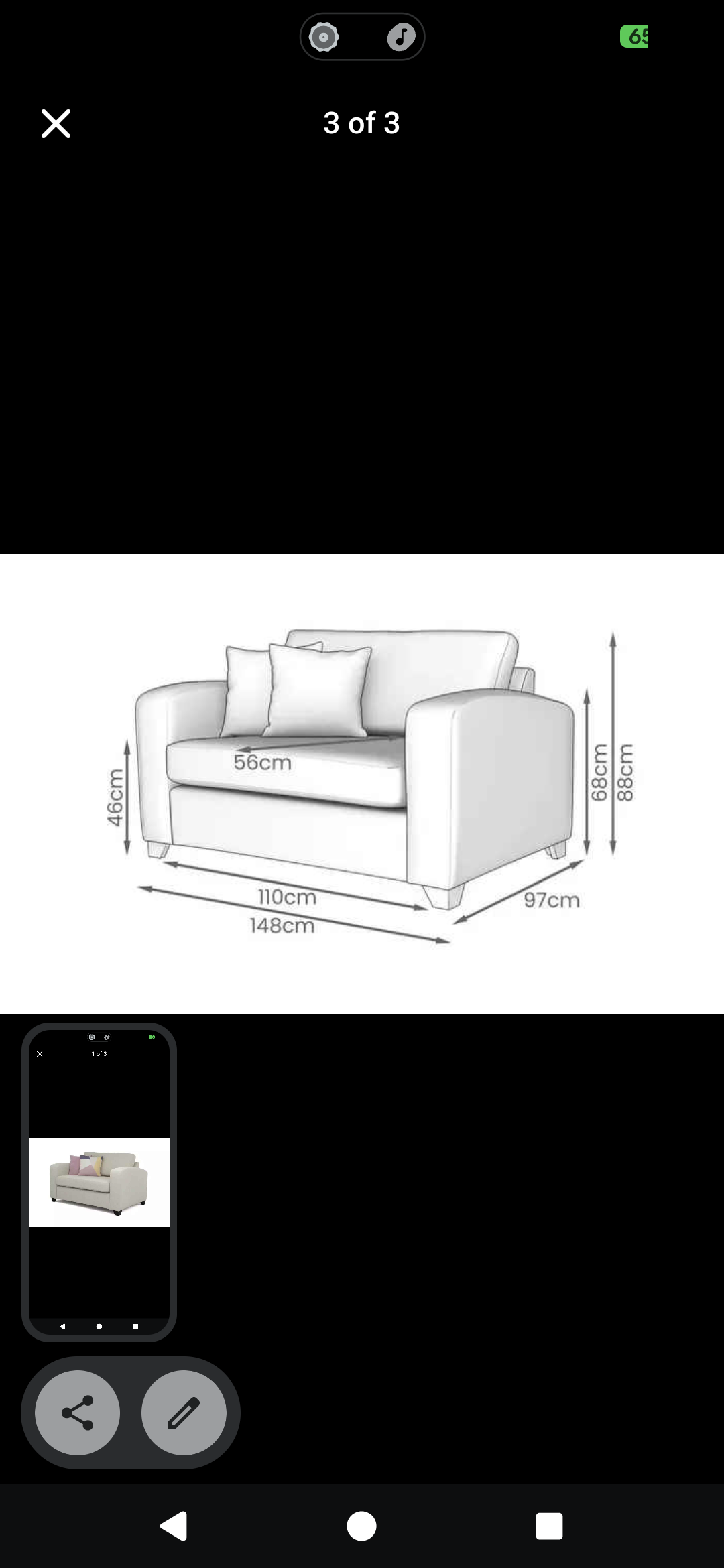 Brand New DFS Layla Sofa