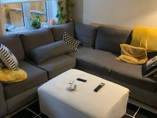 Grey Corner Sofabed with large under storage for Sale