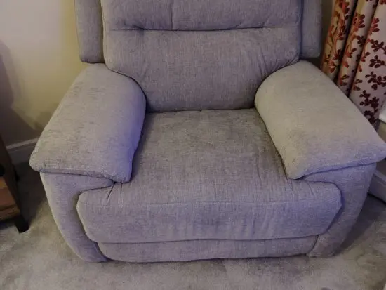 furniture Village Grey electric recliner chair