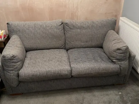 Ext Grey 3 seater sofa.