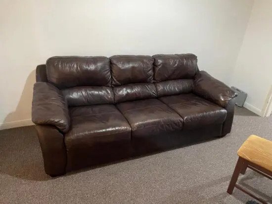 Comfy Leather Sofa