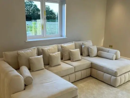Beige U Shape Fari Sofa