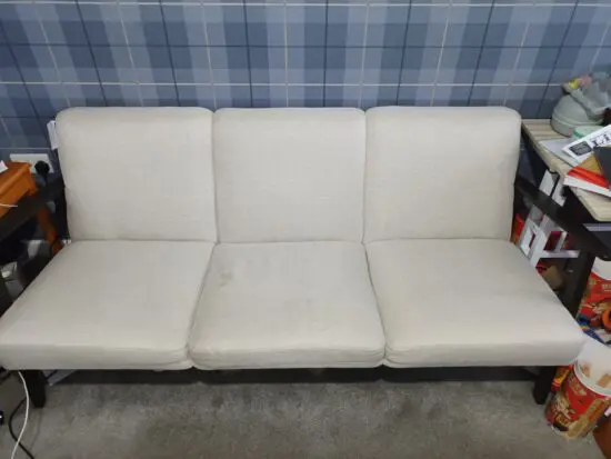EKENÄSET 3-Seat Sofa beige