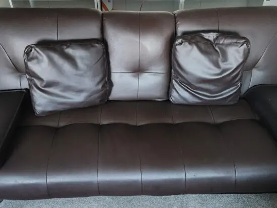 Brown 3 seater Sofa bed