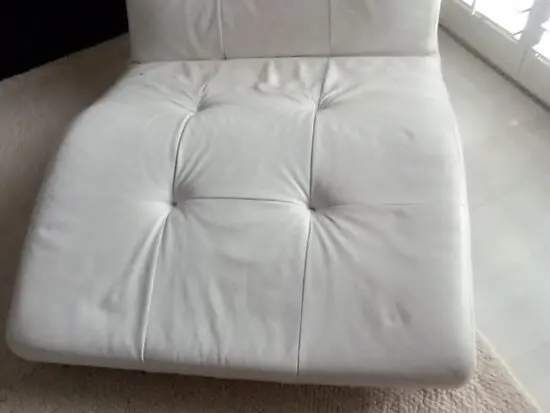 Double leather chair