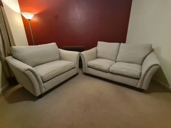 Next, Cream, 2 seater Sofa and Snuggle seat