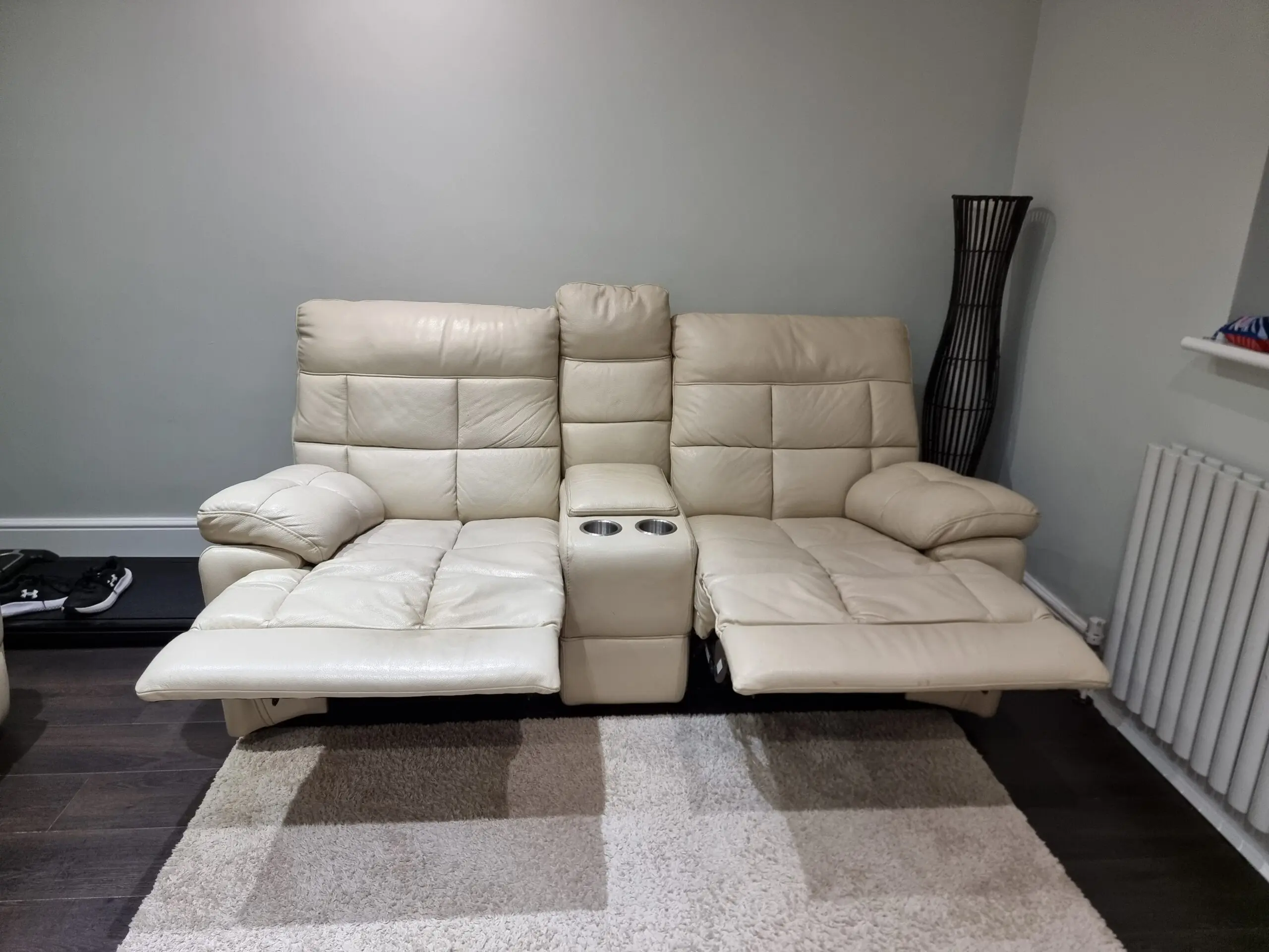 Harveys Electric Recliner Beige 2 Seater Sofas
