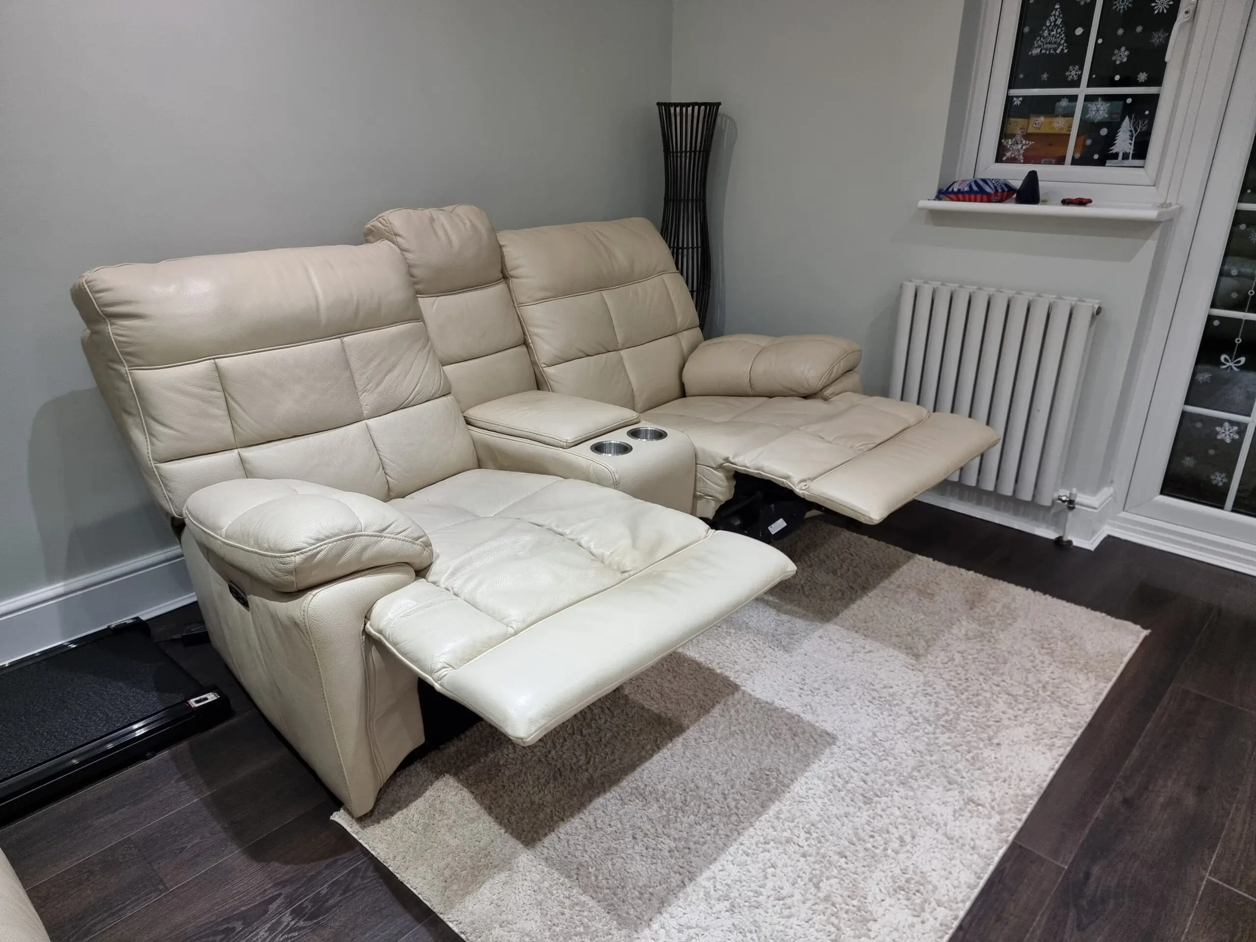 Harveys Electric Recliner Beige 2 Seater Sofas
