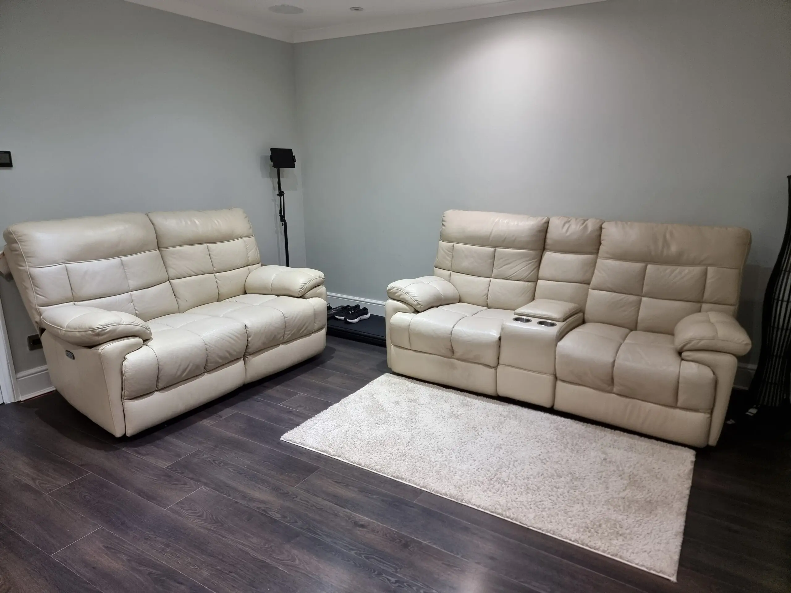 Harveys Electric Recliner Beige 2 Seater Sofas