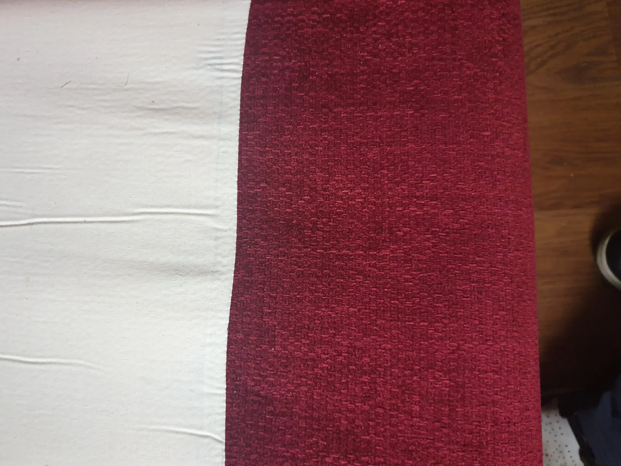 Beautiful bespoke Laura Ashley Red 3 Piece Sofa Set