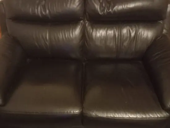 Black leather
