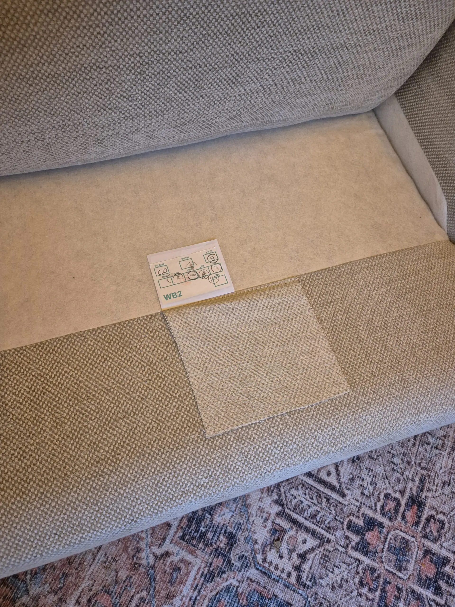 Laura Ashley Lynden Large 3 Seater Sofa, Teak Leg, Wooton Natural