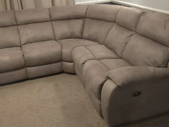 Furniture Village Moreno Fabric Power Recliner Corner Sofa RRP £1595