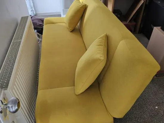 Yellow firm Sofa Bed