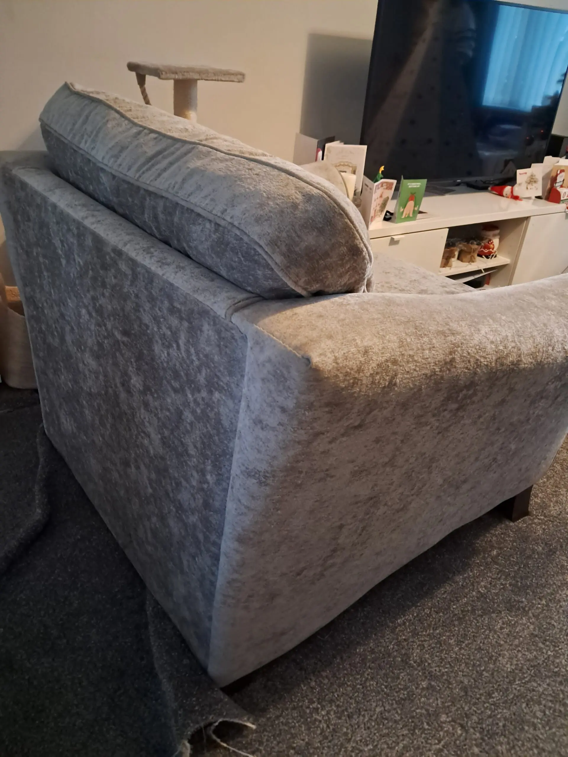 Annalise II 4 STR Split Sofa with Standard Chair and Small Storage Stool