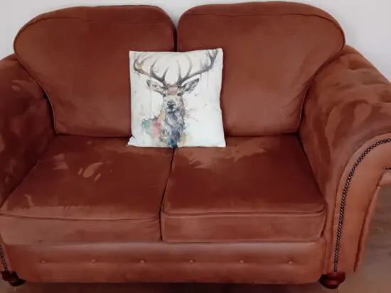 Scs Ashford faux leather sofa