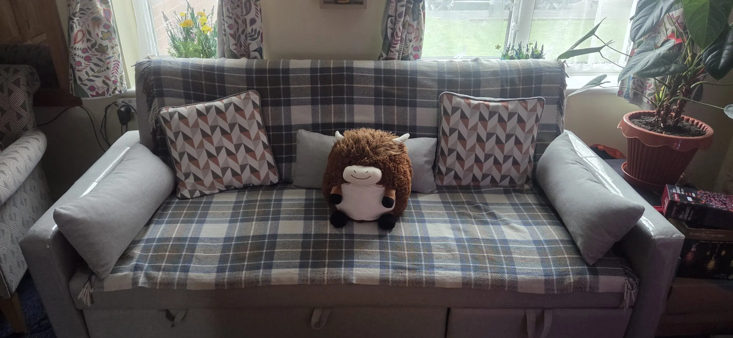 3 Seater Fabric Sofabed