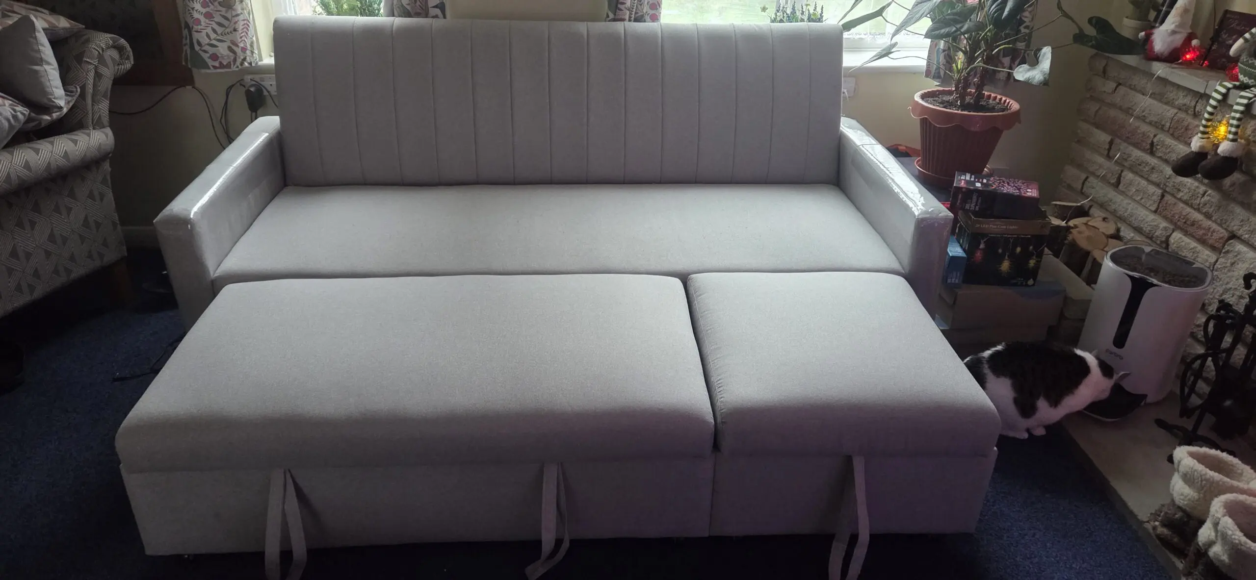 3 Seater Fabric Sofabed
