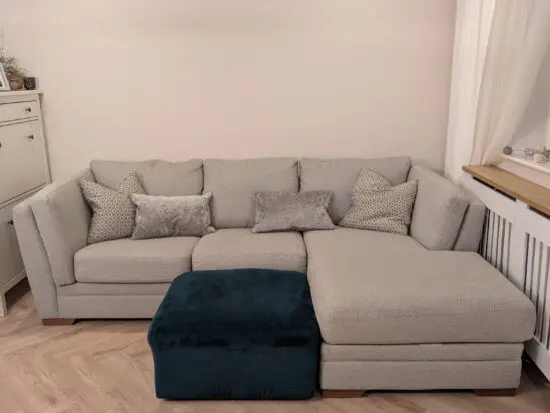 DFS Long beach 4 seater sofa with a chaise end.
