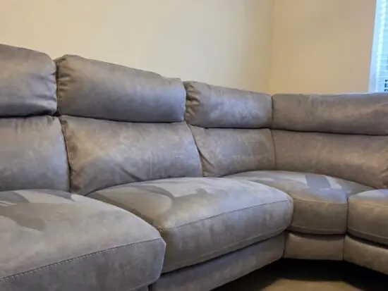 3 Seater Chaise End Fabric Sofa