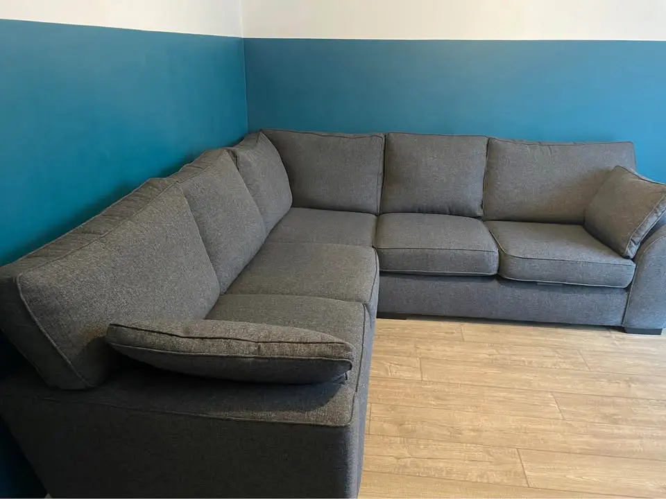 ( W h a t ‘ s –> a p p 📲 07 49 41 42 80 2 ) Light & Dark GREY 5 seater Dual Arm Corner Sofa (Cash On Delivery) + (Free Home Deivery)