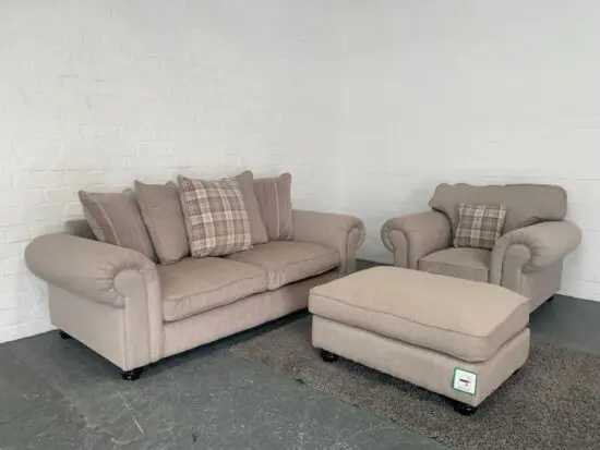 Windsor 2 Seater + Chair For Sale